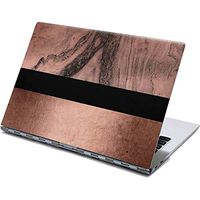 Skinit Decal Laptop Skin for Yoga 910 2-in-1 14in Touch-Screen - Officially Licensed Originally Designed Rose Gold and Black Marble Design