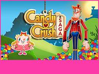 SDore Candy Crush Saga Edible Birthday 1/2 Sheet Frosting Cake Topper Image Icing