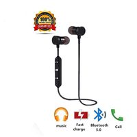 Bluetooth Headphones Wireless Earbuds Sweatproof Earphones Magnetic Attraction Stereo Earphones for Running Workout Gym Noise Cancelling