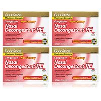 GoodSense Nasal Decongestant Phenylephrine HCl 10 mg Tablets, 36-Count per Pack (4-Packs for a Total 144 Count)
