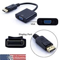 New Display Port DP to VGA Adapter Cable displayport to vga cord 1080P for dell hp