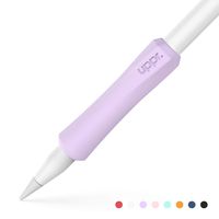 UPPERCASE NimbleGrip Premium Silicone Ergonomic Grip Holder, Compatible with Apple Pencil and Apple Pencil 2 (1 Pack, Purple)