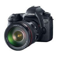 Canon EOS-6D DSLR Camera Kit with EF 24-105mm f/4L IS USM Lens - Bundle - with 64GB SDXC Card, Camera Bag, 2x Spare Battery, Shotgun Mic, Video Light, Tripod, Software Package And More