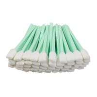 100pc OIF 5.1" Square Rectangle Cloth Cleaning Swab Sticks for Printers Not Foam
