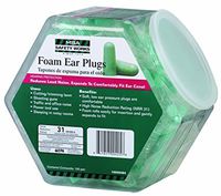 2 x Safety Works 10059484 Expandable Foam Ear Plugs in Counter Display, 100-Pair