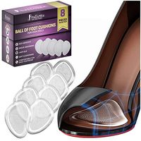 Ball of Foot Cushions Shoe Inserts Women Metatarsal Pads for High Heels (4 Pairs; 8 pcs)