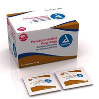 PVP Iodine Wipes 100-Pack (2 Pack)