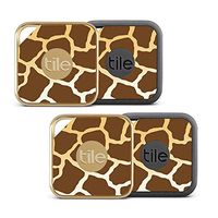 MightySkins Skin Compatible with Tile Pro Sport and Style Smart (Pack of 4 Skins) - Giraffe | Protective, Durable, and Unique Vinyl wrap Cover | Easy to Apply, Remove | Made in The USA