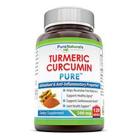 Pure Naturals Turmeric Curcumin 500 Mg 120 Capsules- *Helps Neutralize Free Radicals & Supports Healthy Aging*, Supports Cardiovascular Health*, Joint Health Support*