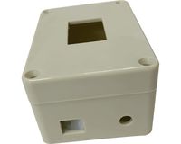 Case for Arduino UNO project with OLED and USB+DC Adapter holes (with 0.96" OLED+USB+12V Holes)