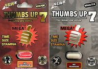 THUMBS UP 7 Male Enhancing Natural Performance Pill The New Most Effective Natural Amplifier for Performance, Energy, and Endurance (Red & White)