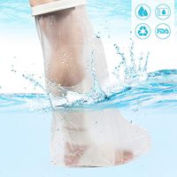 Adult Leg Cast Cover Protector for Shower Bath, Dreamsbaku Waterproof Reusable Wound Protector for Broken Foot Knee Bandage Dry PVC Bag Sleeve Cover[2019 New Upgrade]
