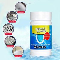 Forart Quick Foaming Toilet Cleaner Fast Foaming Agent Cleaner, Fast Foaming Pipe Cleaner Deodorant Strong Cleaning Agent Tool for Toilet Quick Cleaning 1 Pack/260g
