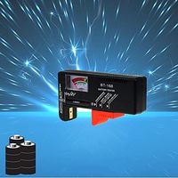 WuLian BT168 Universal Digital Battery Tester Electronic Battery Volt Checker for AA AAA 9V Button Cell Multi Size Voltage Meter