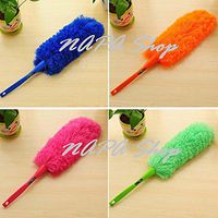 New Soft Microfiber Cleaning Duster Dust Cleaner Handle Feather Static Anti Magic Household Cleaning Tools