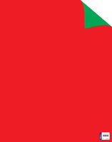 Royal Consumer Poster Board, Two Cool Red/Green, 22 x 28 Inches, Pack of 25 (24320B)