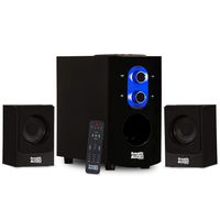 Acoustic Audio AA2130 Bluetooth Home 2.1 Speaker System for Multimedia Computer Gaming