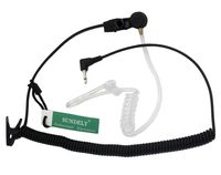 SUNDELY Listen-Only Covert Acoustic Tube Headset Earpiece for HTC Smartphone Cellphone (with 3.5mm Jack)
