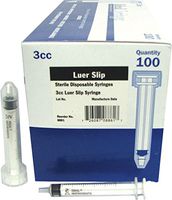 Syringe 3cc Without Needle (Ideal) 100 Box LL