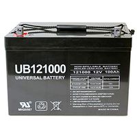 Universal Power Group 12V 100Ah SLA AGM Battery for AC Solar Home System SHS12100