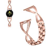 RuenTech Compatible for Fossil Women's Gen 4 Venture HR Bands, Replacement Metal Strap Bracelet Compatible with Fossil Q Venture Gen 4 and Gen 3 Smartwatch (Rose Gold)