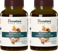 Himalaya Boswellia for Joint Flexibility and Joint Mobility 250 mg, 60 Capsules, (2 Pack)