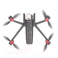 Sunnylife Motor Cover Caps Dustproof Waterproof Scratchproof Aluminum Alloy Protective Cover for Parrot Anafi Drone (Red)