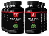 Holly Basil tulsi - HOLY Basil Extract 750 - Detox Supplements - 6 Bottles 360 Veg. Capsules
