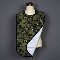 Natural Camo Green Adult Bib - Covered with Care - 5 Pack