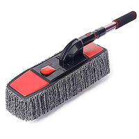 NingNing Feather duster, integrated molding, retractable microfiber duster removable mop cleaning dirt dust brush duster mop car cleaning cleaning Dusting Tools (Size : 60cm)