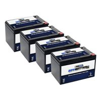 12V 14AH SLA Battery Replaces fp12120 wp10-12 00801-1460 tr12-12 - 4PK
