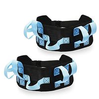 REAQER (2-Pack) Transfer and Walking Gait Belt with 7 Handles for Patient Care