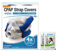 RespLabs CPAP Headgear Strap Covers — Universal Mask Pads | Extremely Comfortable Soft Fleece Cushion [4 Pack]