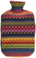 Knit Cover Hot Water Bottle - Light Peru 2l Water Bottle by Fashy