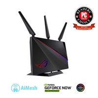 ASUS ROG (GT-AC2900) Dual-Band Wireless Gigabit Wi-Fi Gaming Router - GeForce Now Optimization with Triple-Level Game Acceleration, 4X LAN, 1X USB 3.0, 1X USB 2.0 Compatible with Aimesh