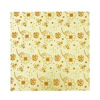 Fanthee Perservation Cloth,3Pcs Square Floral Print Food Preservation Cloth Bowl Cover Home Kitchen Supply Bees Yellow Bottom