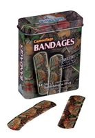 Fall Transitions Camouflage Camo Novelty Bandages-Pink or Green (Green)