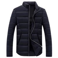 BBT-Shop Men's Suit Jacket Blazer Charm Coats Sweater Sweatshirt Blouse Long Sleeve Winter Coat Outwear Zipper Pocket Cotton Padded Stand Collar Tailcoat Overcoat Top Business Praty Suit Pant Set