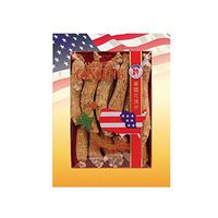 Hsu's Ginseng SKU 101-4 | Long Large | Cultivated American Ginseng from Marathon County, Wisconsin USA | 许氏花旗参 | 4oz Box, 西洋参, B01MCSVRIP