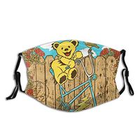 Dead Skull Soft Mouth Cover Earloop Anti-Dust Half Face Mouth-Muffle for Dust Surgical Outdoor Women Men Grateful