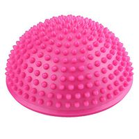 Balance Pods, Foot Massage Half Ball Balance Exercise Pods Spiky for Deep Tissue Foot Muscle Therapy (Color : Pink)
