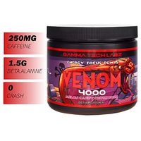 Venom 4000 Pre Workout Powder with Beta Alanine, Creatine Monohydrate, Vitamin B6, Advanced Muscle Builder and Energy Enhancer for Focus and Recovery, Melon Rush