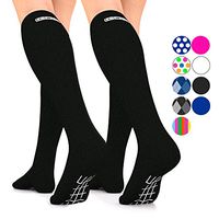 GO2 Compression Socks for Men Women Nurses Runners 16-22 mmHG (medium) - Medical Stocking Maternity Travel - Best Performance Recovery Circulation Stamina - (Black,x-Large 2pack)