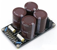 4 10000uF/100V Ruby Capacitor Hi-End Amplifier Power Supply PSU Board