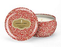 SOI Company The Aqua de SOI Natural Soy Candle, Limited Edition Seasonal Scent, 9 Ounces (Holiday Spice)