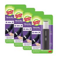 Scotch-brite Mini Travel Lint Roller, 4 Rollers, Multicolor