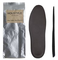 Holstyle 1/4 inch(0.6cm) Taller Heel Lift Full Insoles for Loafer, Sneakers, Dress Shoes for Men Shoe Inserts, Cushion Inner Sole with Synthetic Leather Brown