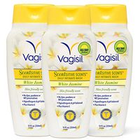 Vagisil Scentsitive Scents Daily Intimate Feminine Vaginal Wash, White Jasmine Scent, 12 Fl Oz (Pack of 3)