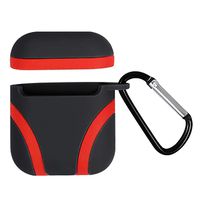 NANTE Accessories Cover Case for AirPods 2 & 1 Silicone Anti-lost Protection Shell with Ear Hook Protective Earphones Skin Covers (G)