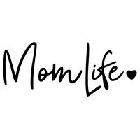 CCI Mom Life Decal Vinyl Sticker|Cars Trucks Vans Walls Laptop (Black, 7.5")
